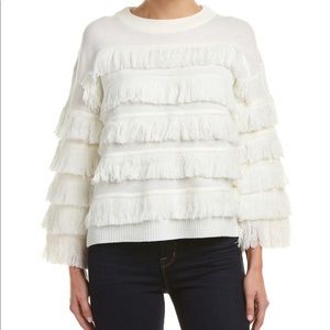 English Factory Fringe Sweater